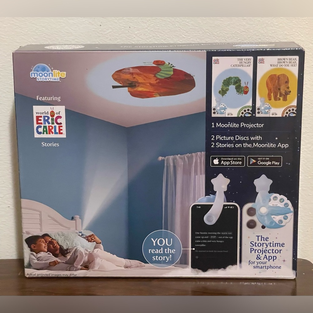 Storytime Projector with Eric Carle Stories - Black